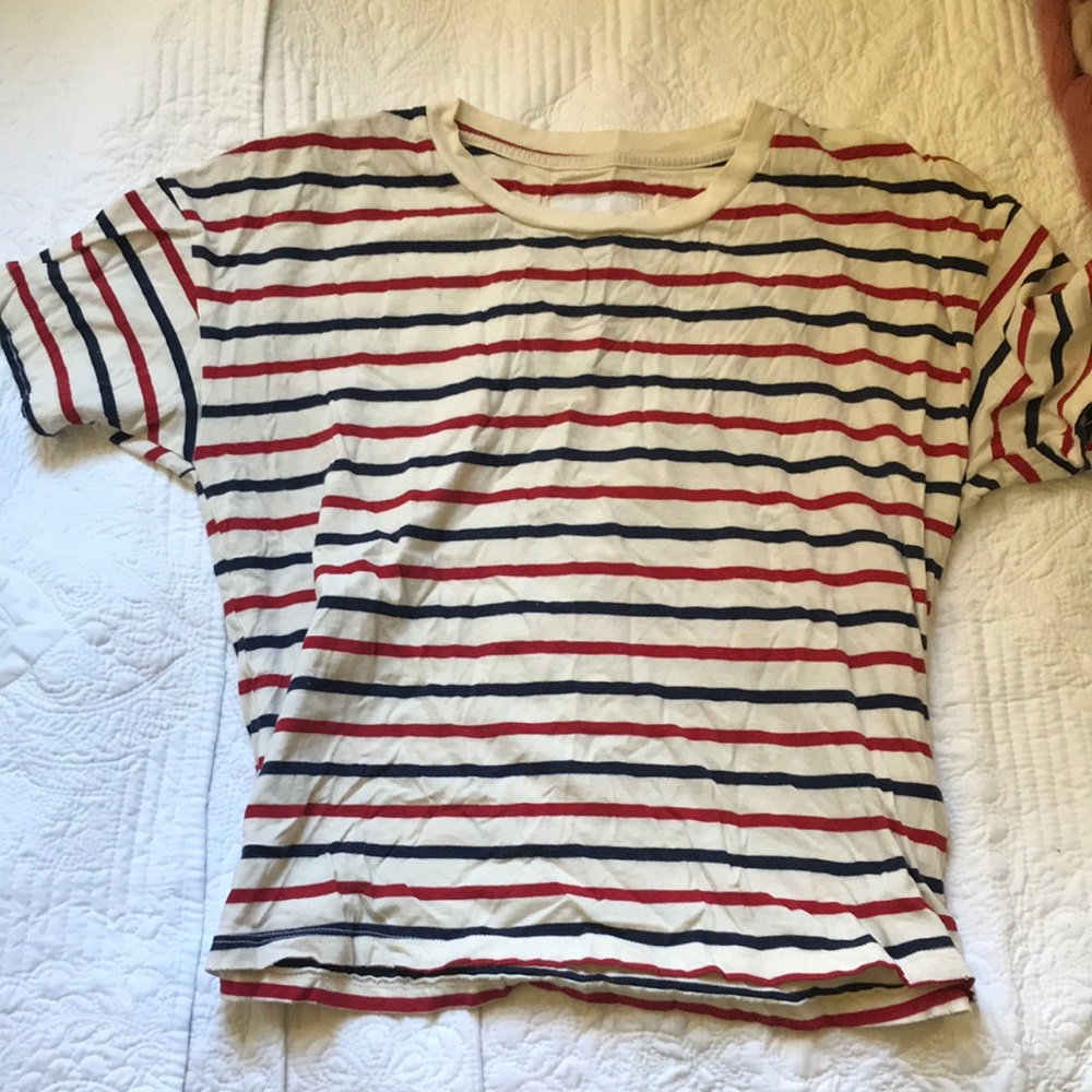 Current/Elliot boxy striped Tee